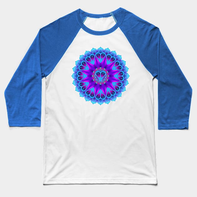 Mandala Magic - Daily Focus 8.1.2023-Love Baseball T-Shirt by Mandala Magic